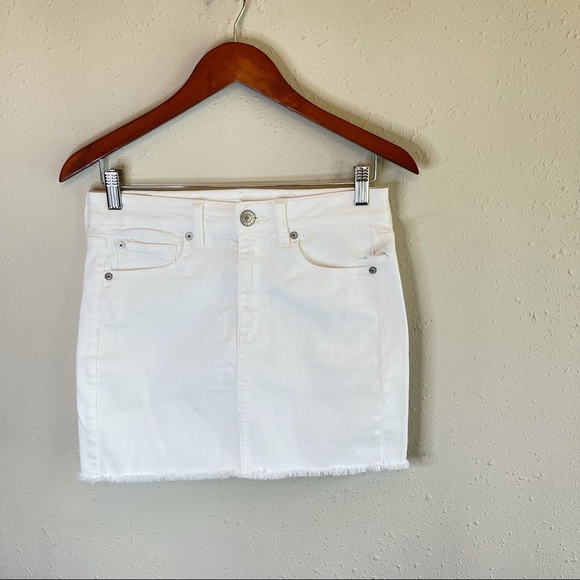 American Eagle High Rise Mini Jean Skirt/Sz:6/NWT - Picture 2 of 12